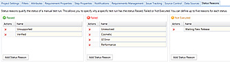 Custom Result Reasons